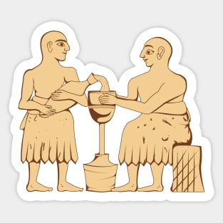 Sumerian Making Beer Sticker